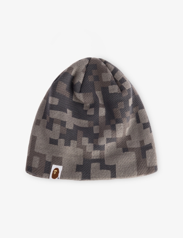A Bathing Ape X Kazuki Camo Knitted Beanie