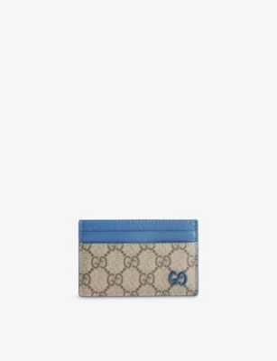GG Supreme Canvas Card Holder