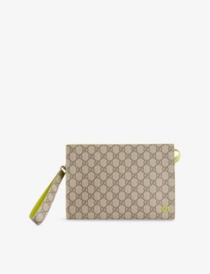 GUCCI: GG Supreme Small Canvas Pouch