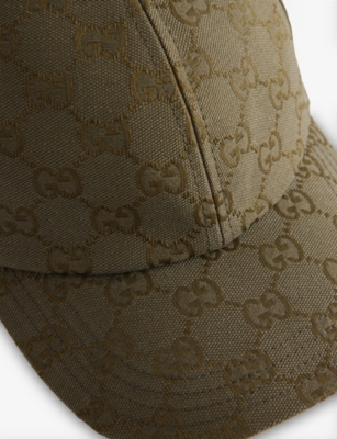 GUCCI: GG Monogram-Print Canvas Cap