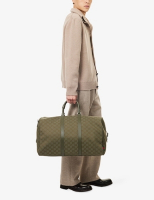 Gucci Mens D.vin.ol/d.v.o/b/vrv Gg Monogram Canvas Large Duffle Bag
