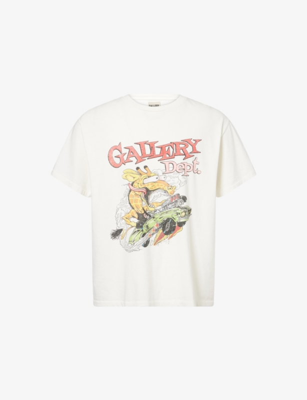 Printed Crewneck Cotton-Jersey T-Shirt