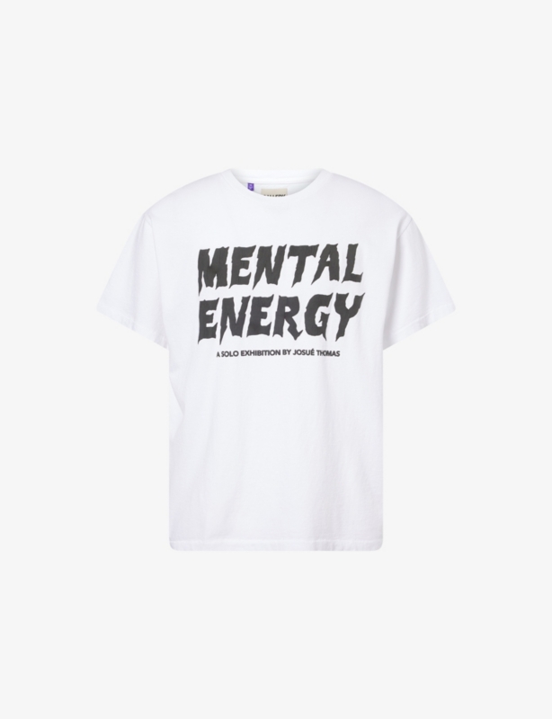 Mental Energy Crewneck Cotton-Jersey T-Shirt