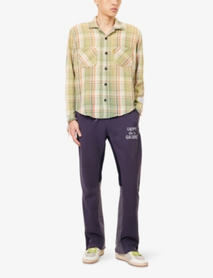 GALLERY DEPT: Marley Plaid-Print Cotton Flannel Shirt