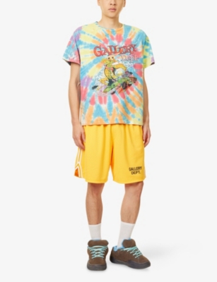 GALLERY DEPT: Rally Tie-Dye Graphic-Print Cotton-Jersey T-Shirt