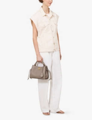 MULBERRY: Small Iris Grained Leather Top-Handle Bag