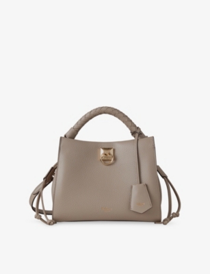 MULBERRY: Small Iris Grained Leather Top-Handle Bag