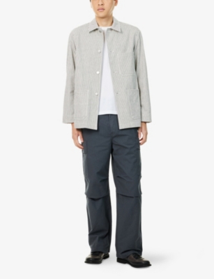 PALMES: Ripstop Straight-Leg Cotton Cargo Trousers