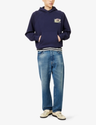 PALMES: Porch Graphic-Print Cotton-Jersey Hoody