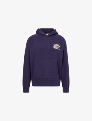 PALMES: Porch Graphic-Print Cotton-Jersey Hoody