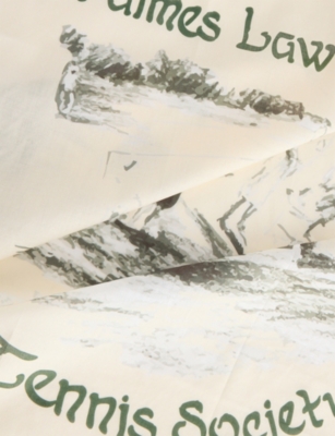 Palmes Mens White  X Selfridges Cotton Bandana In White