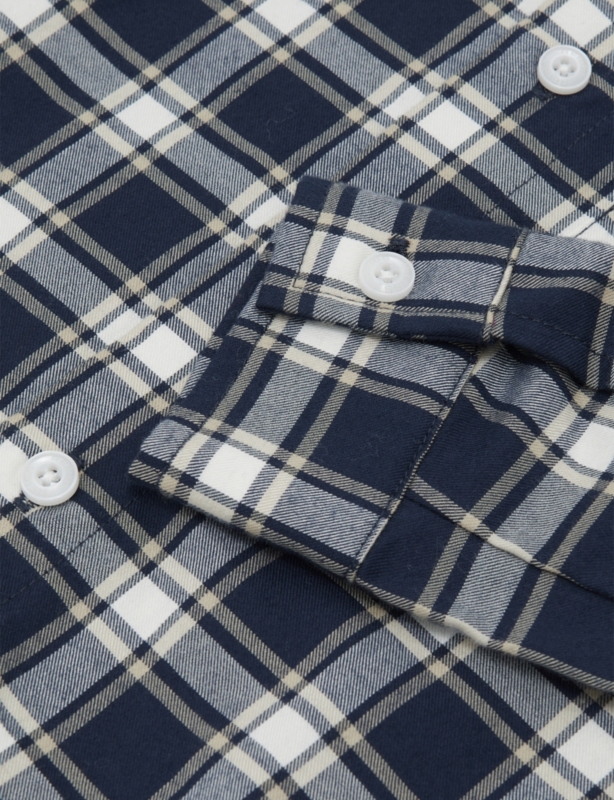 Bailes Checked Long-Sleeve Cotton Shirt 9-13 Years