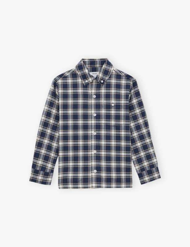 Bailes Checked Long-Sleeve Cotton Shirt 9-13 Years