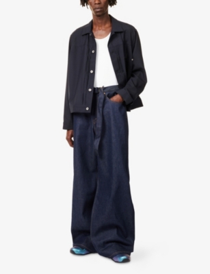 SACAI: Patch-Pocket Boxy-Fit Wool-Blend Jacket