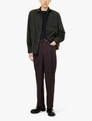 SACAI: Rip Stop Straight-leg Cotton-Blend Cargo Trousers