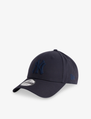 New Era Mens Navy 9forty New York Yankees League Cotton Baseball Cap&nbsp; In Blue