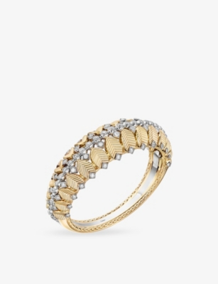 Grain de Café 18ct Yellow-Gold And 2.93ct Brilliant-Cut Diamond Bracelet
