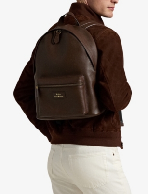 POLO RALPH LAUREN: Dome Leather Backpack