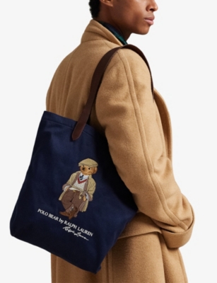 POLO RALPH LAUREN: Polo Bear Cotton Tote Bag