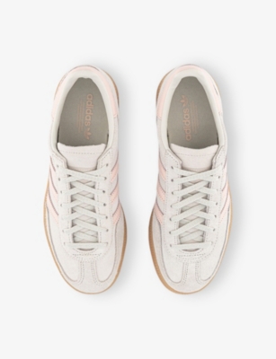 Adidas Originals Handball Spezial Suede 3-stripes Sneakers In Gray
