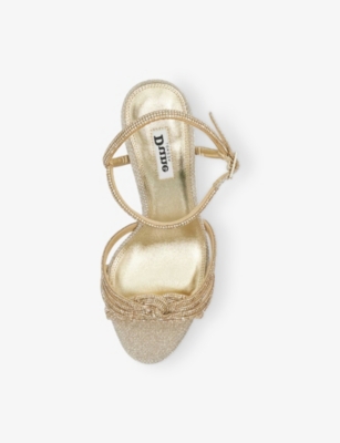 DUNE: Marvelous Diamante-Embellished Heeled Sandals