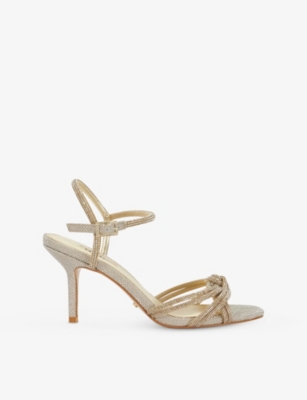 DUNE: Marvelous Diamante-Embellished Heeled Sandals