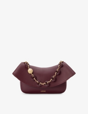 LOEWE: Medium Ola Leather Shoulder Bag