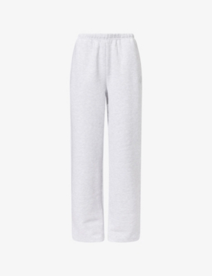 THE COUTURE CLUB: Embossed-branding Straight-Leg Cotton-Blend Jogging Bottoms