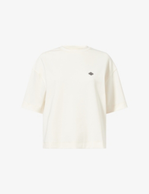 THE COUTURE CLUB: Emblem Round-Neck Stretch-Cotton T-Shirt
