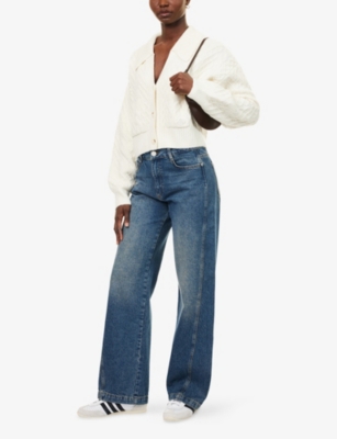 THE COUTURE CLUB: Relaxed-Fit Straight-Leg Denim Jeans