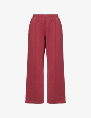 4TH & RECKLESS: Fergie Wide-Leg Cotton-Jersey Jogging Bottoms