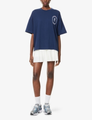 4TH & RECKLESS: Lucia Embroidered Cotton T-shirt