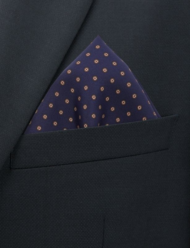 Printed Silk Pocket Square