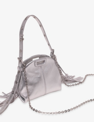 MAJE: Miss M Micro Leather Shoulder Bag