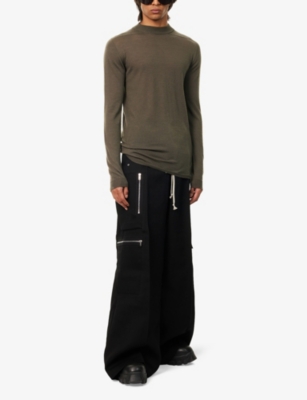 RICK OWENS: Level Crewneck Wool Jumper