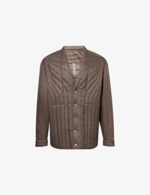 RICK OWENS: Quilted Liner Padded Shell Jacket