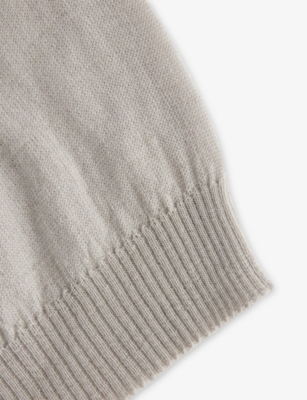 Rick Owens Mens Pearl Hollywood Medium Wool Beanie Hat In White
