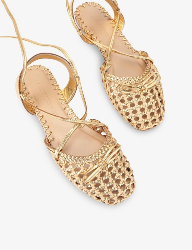 Marlowe Woven Leather Sandals