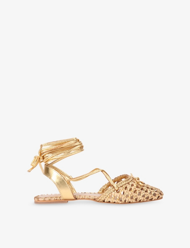 Marlowe Woven Leather Sandals