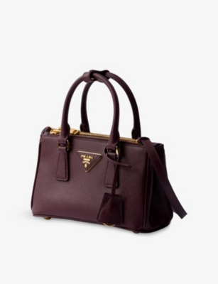 PRADA: Galleria Mini Leather Tote Bag