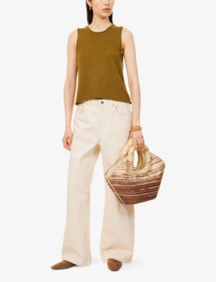 ME AND EM: Chunky Cropped Knitted Vest