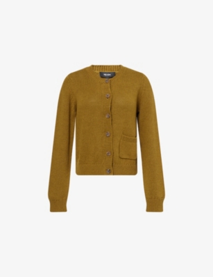 ME AND EM: Patch-Pocket Boxy-Fit Knitted Cardigan