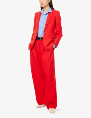 ME AND EM: Exaggerated Tapered Relaxed-Fit Tapered Woven Trousers
