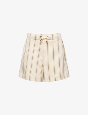 ME AND EM: Striped Relaxed-Fit Woven Shorts