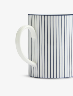 WEDGWOOD: Gio Pinstripe Bone-China Mug 340ml