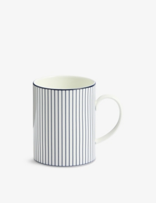 WEDGWOOD: Gio Pinstripe Bone-China Mug 340ml