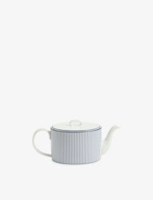 Wedgwood Gio Pinstripe Bone-china Teapot 940ml