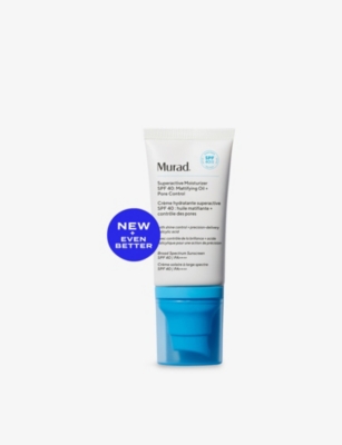 Murad Superactive Moisturiser Spf 40: Mattifying Oil + Pore Control 50ml
