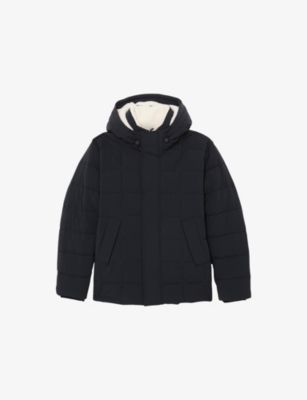 REISS: Klause Borg-Lined Quilted Puffer Jacket
