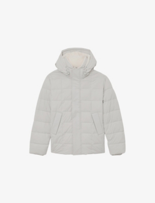 REISS: Klause Borg-Lined Quilted Puffer Jacket